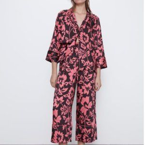 ZARA Printed Pajama Top - S